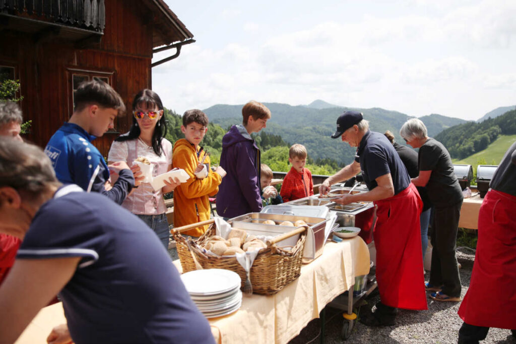 Catering im Dorf